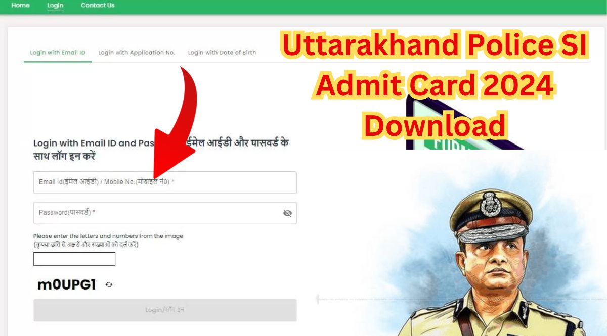 Uttarakhand Police SI Admit Card 2024 Download